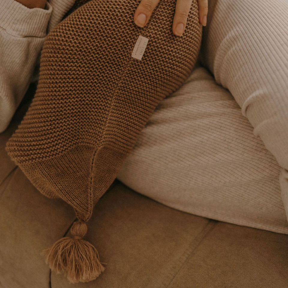 Cocoon wrap in soft merino