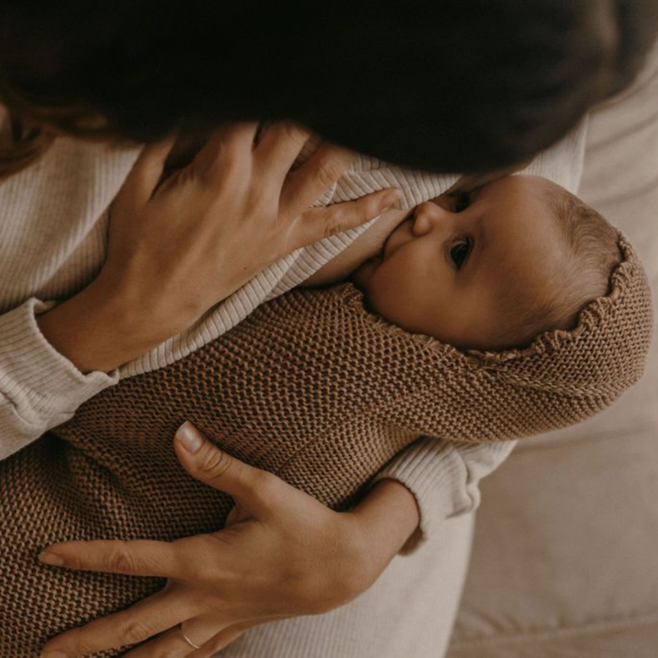 Cocoon wrap in soft merino
