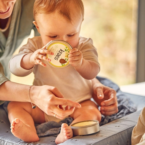 Baby balm rich cream with oats and coconut
