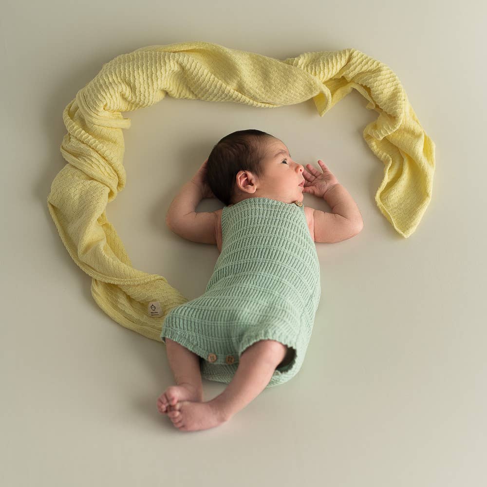 Knitted romper - organic