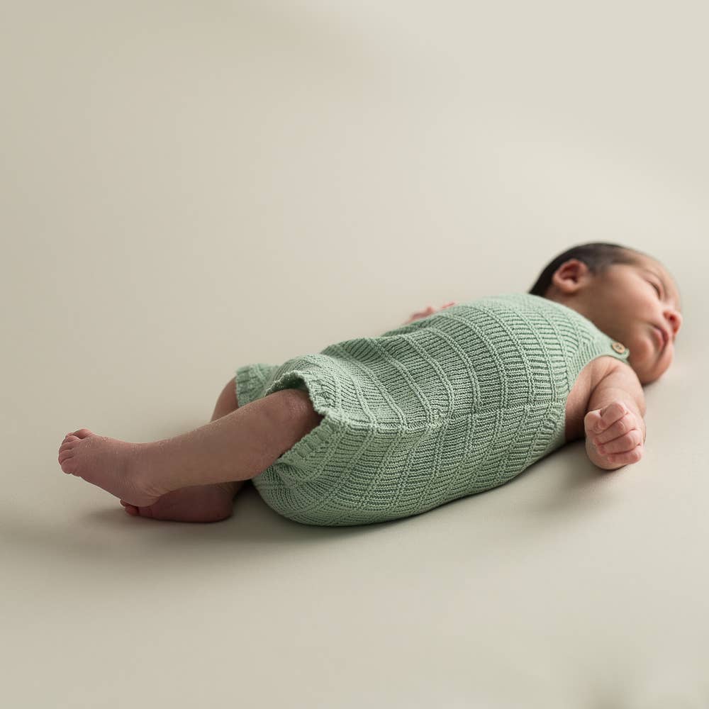 Knitted romper - organic
