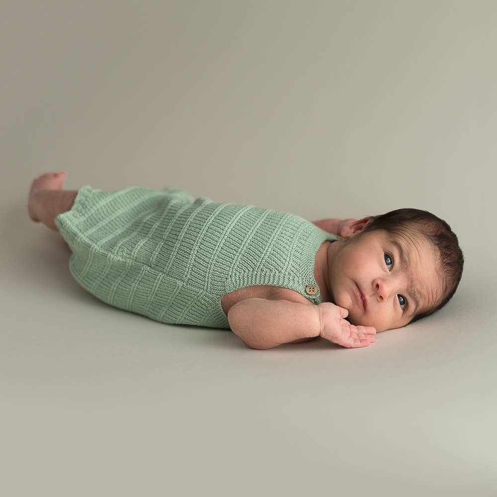 Knitted romper - organic