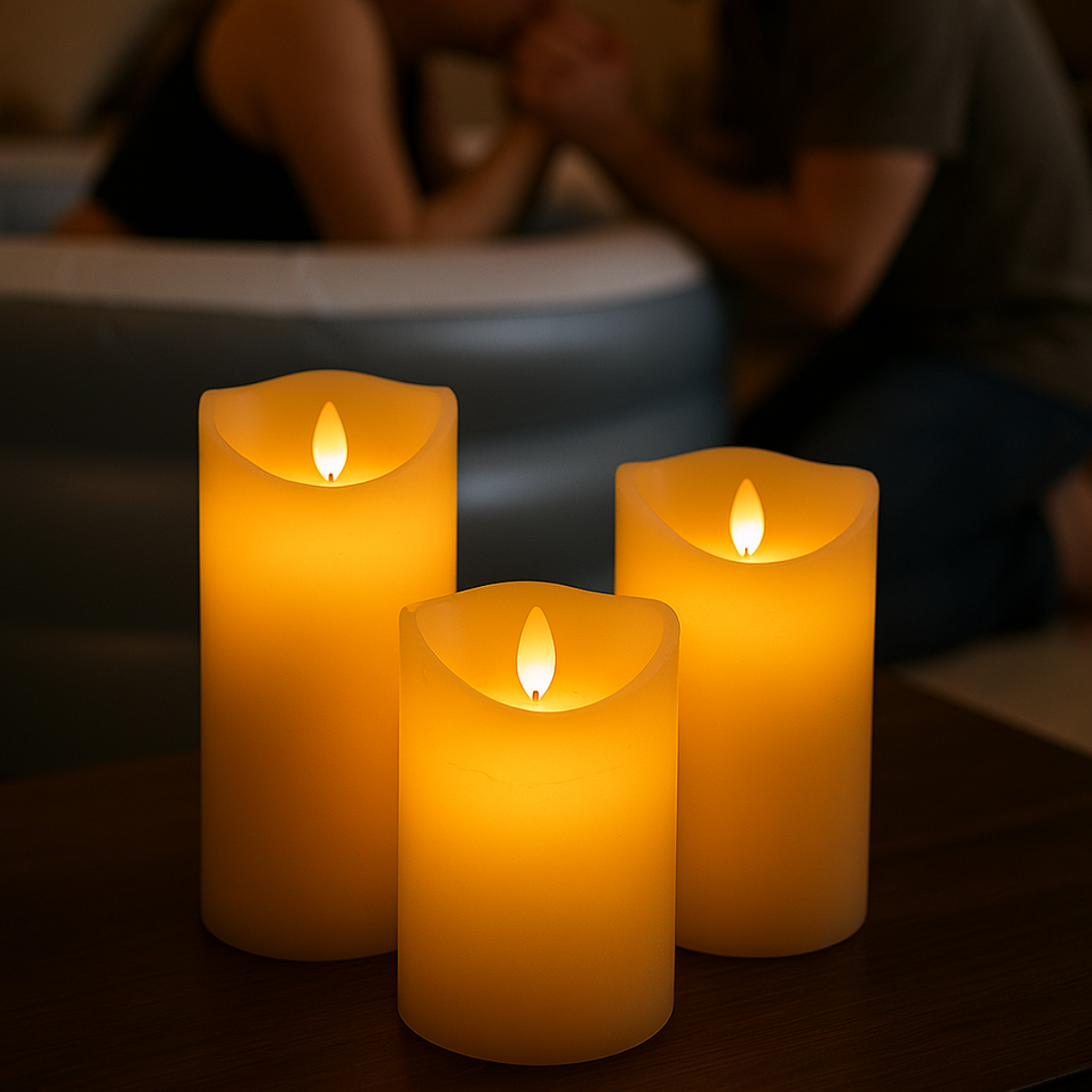 LED candles 3-pack