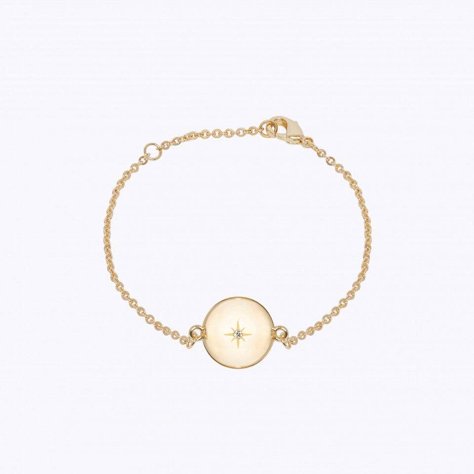 Bola bracelet with lucky star