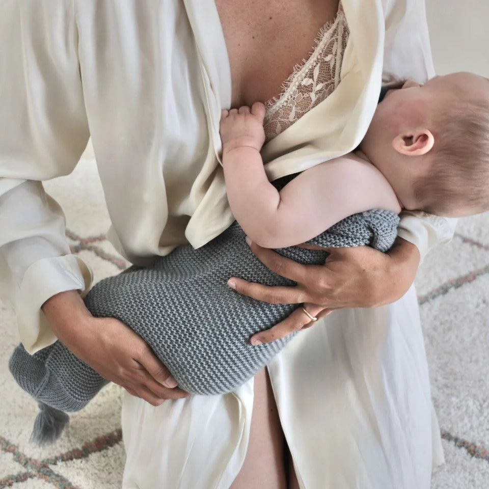 Cocoon wrap in soft merino