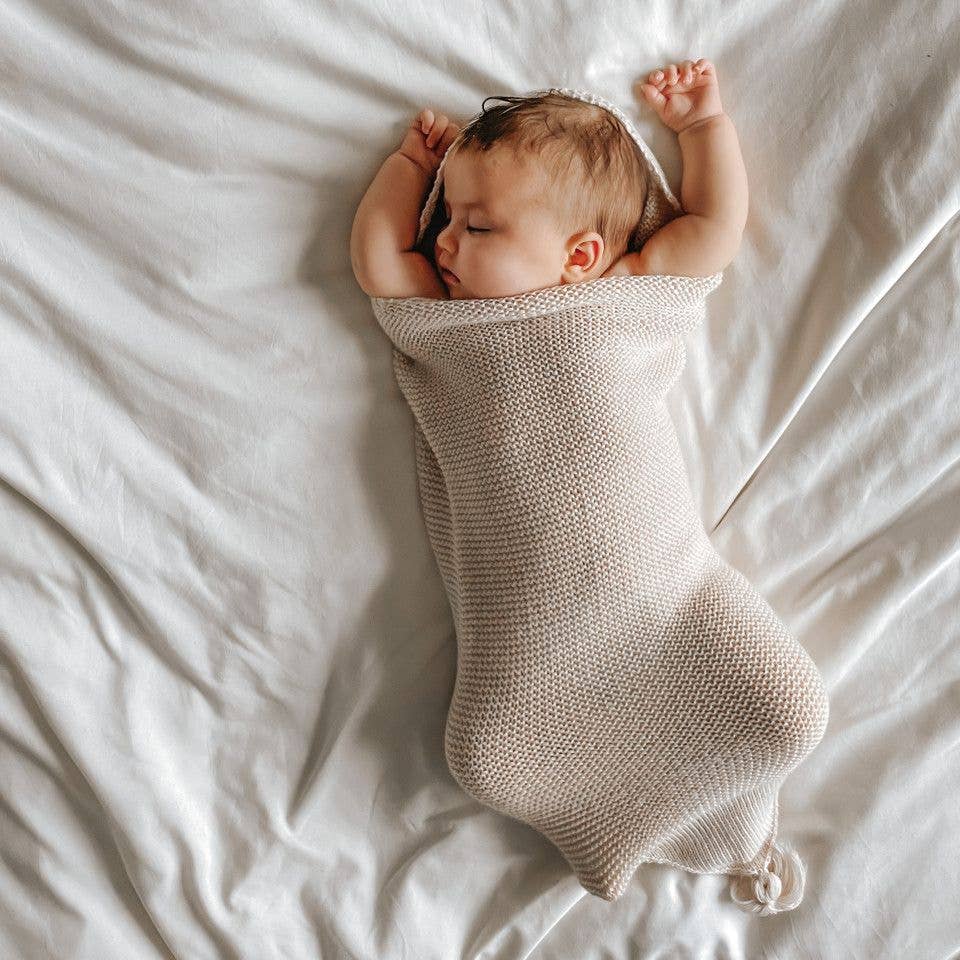 Cocoon wrap in soft merino