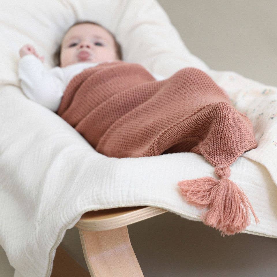 Cocoon wrap in soft merino