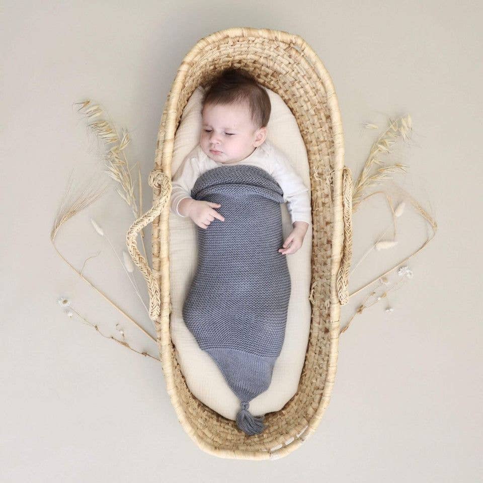 Cocoon wrap in soft merino