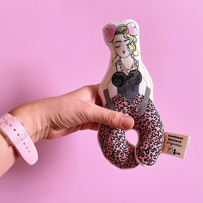 Material Girl – organic rattle