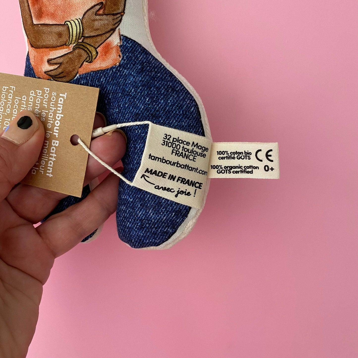 Miss Softly – organic rattle