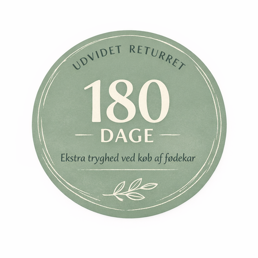 Extended return policy – 180 days