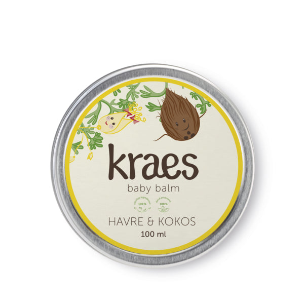 Baby balm fedtcreme med havre og kokos