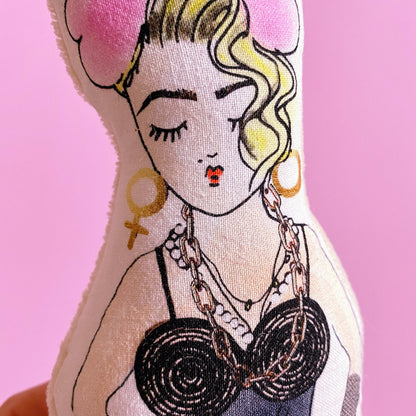 Material Girl – organic rattle