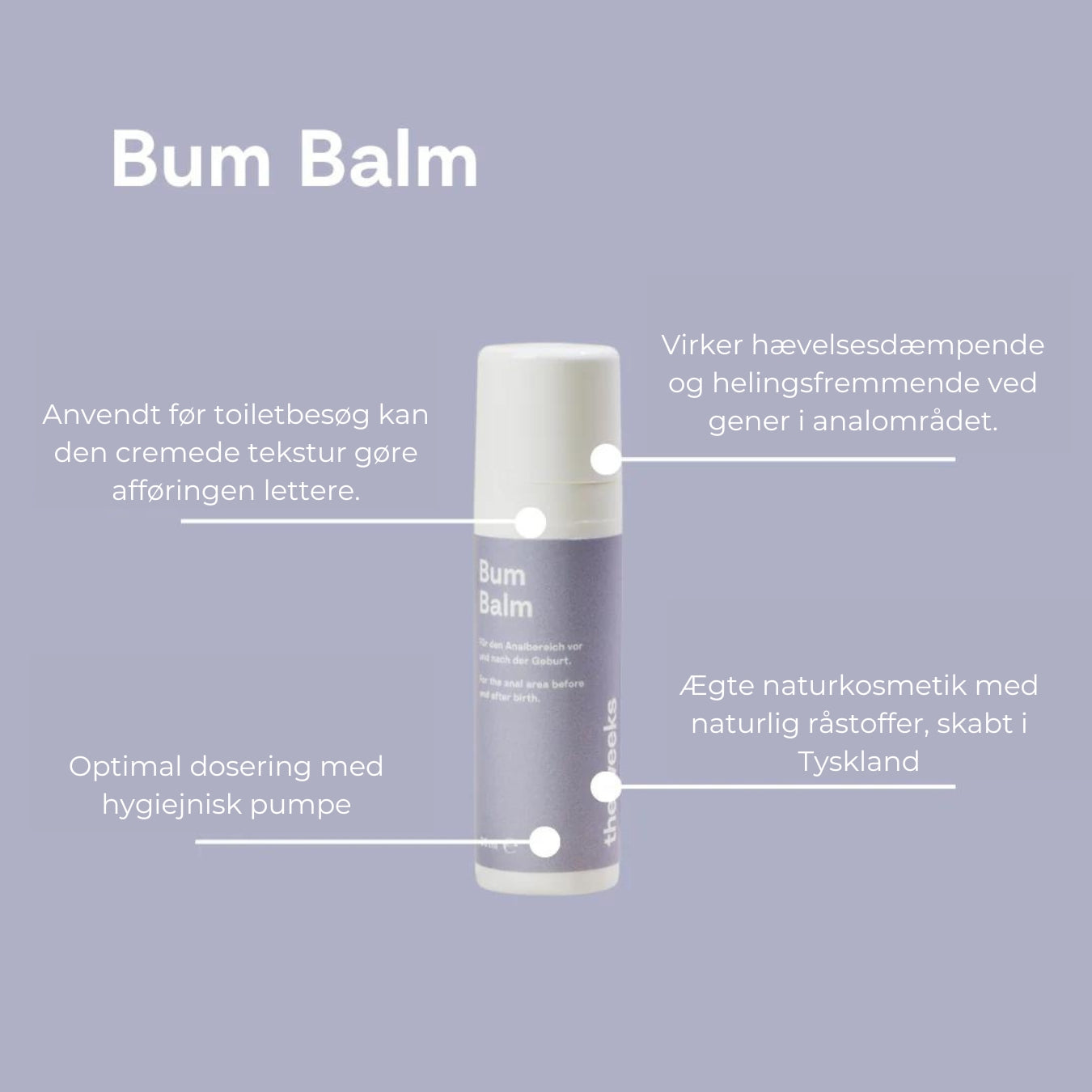 Bum Balm - soothing cream for anal discomfort