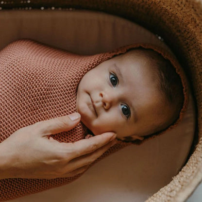 Cocoon wrap in soft merino