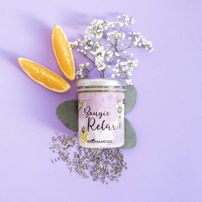 Organic Scented Candle Relax