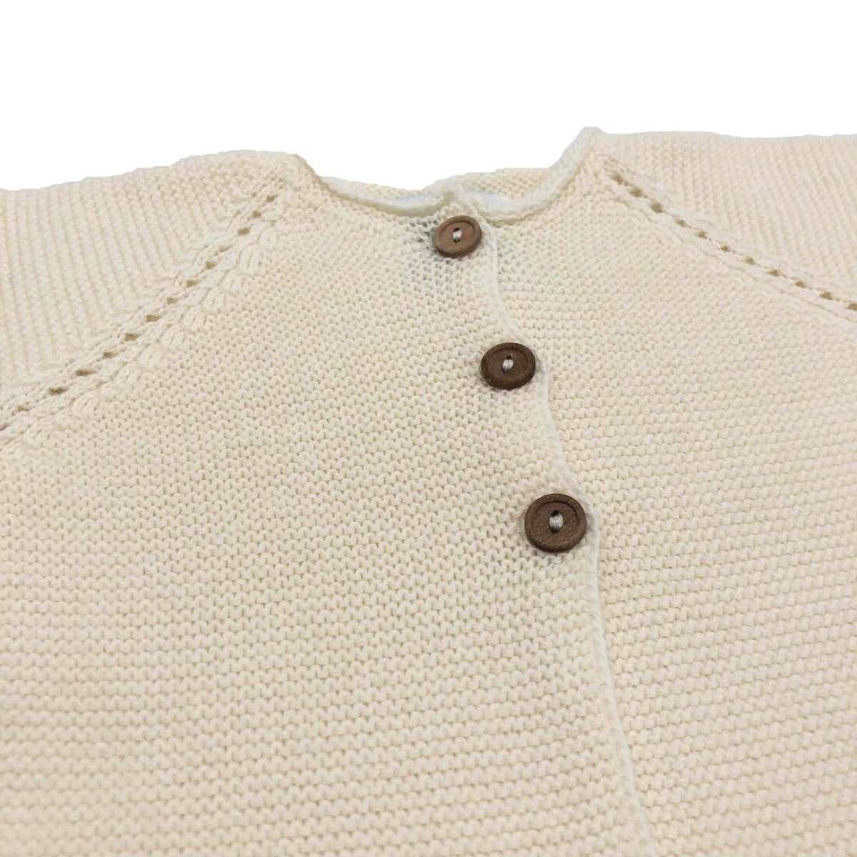 Newborn set in organic cotton - Ecru